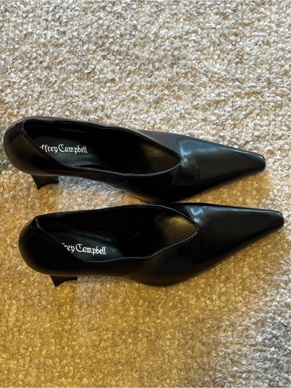NEW Jeffrey Campbell Hints H2 Pumps in Black - Picture 5 of 9